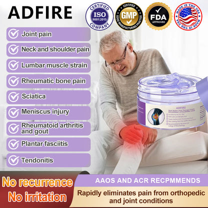 ADFIRE® 7 Day Rapid Joint & Bone Therapy Cream USA Orthopedics (AAOS) Approved
