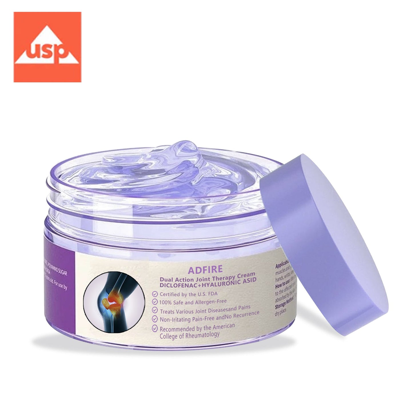 ADFIRE® 7 Day Rapid Joint & Bone Therapy Cream USA Orthopedics (AAOS) Approved